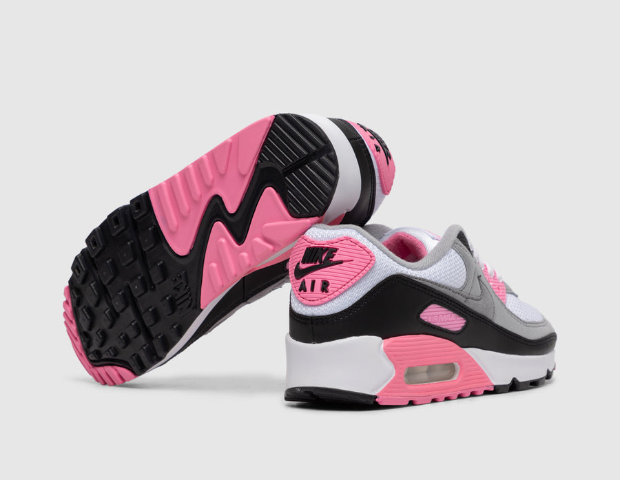 Nike Women's Air Max 90 White / Particle Grey - Rose
