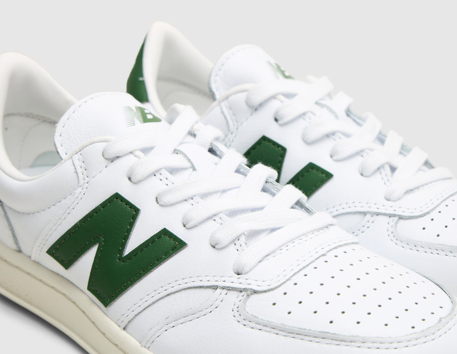 New Balance T500 White / Dark Alpine