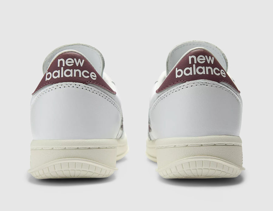 New Balance T500 White / Washed Burgundy