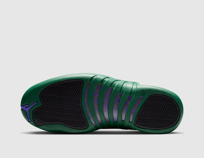 Jordan 12 Retro Summit White / Gorge Green - Fierce Purple