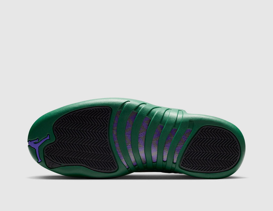 Jordan 12 Retro Summit White / Gorge Green - Fierce Purple