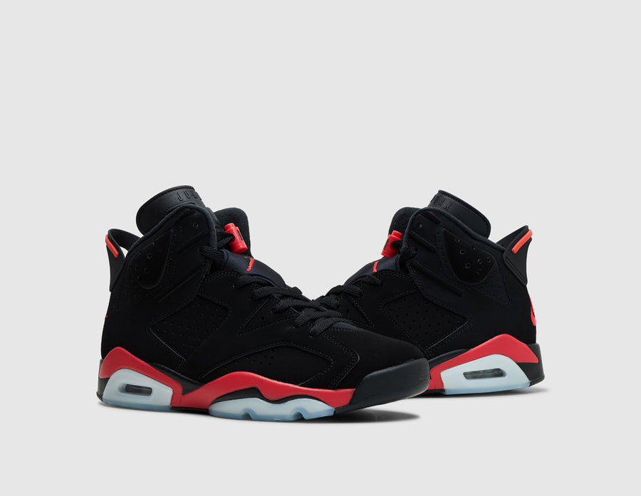 Jordan 6 Retro Infrared Black / Light Crimson