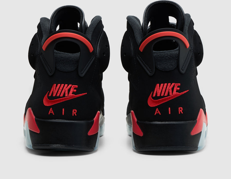 Jordan 6 Retro Infrared Black / Light Crimson