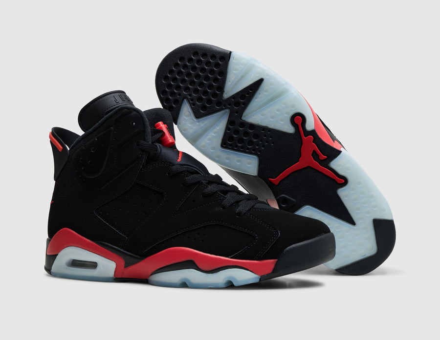 Jordan 6 Retro Infrared Black / Light Crimson