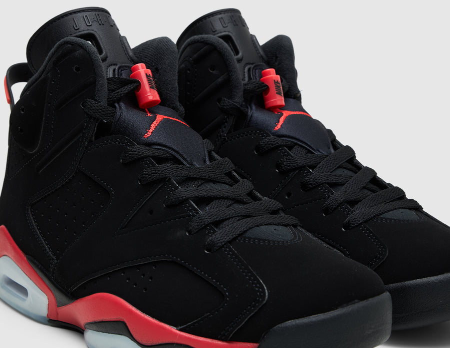 Jordan 6 Retro Infrared Black / Light Crimson