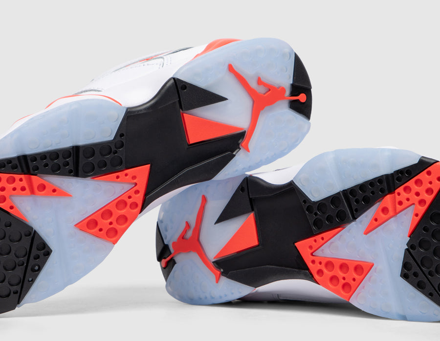 Jordan 7 Retro White / Crimson - Black
