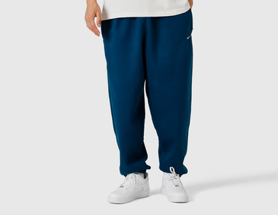 Nike Solo Swoosh Fleece Pants Valerian Blue / White