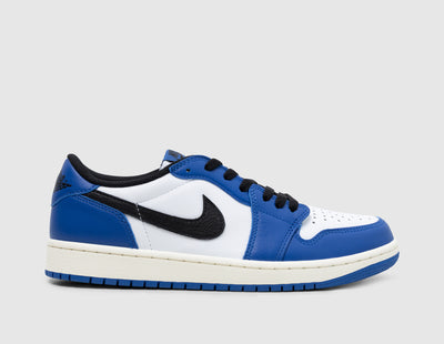 Jordan 1 Low OG White / Black - Game Royal - Sneakers