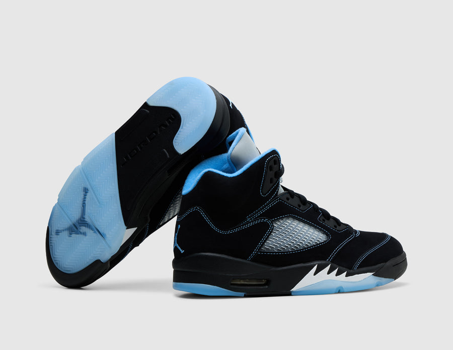 Jordan 5 Retro Black / University Blue - White