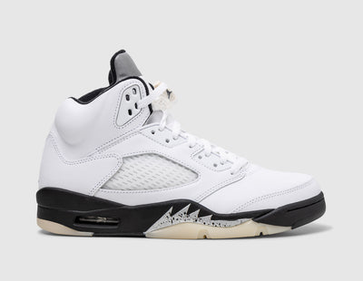 Jordan 5 Retro White / Black - Sail - High Top