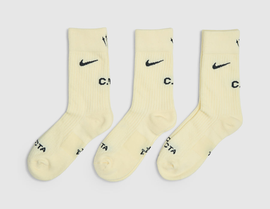 Nike NOCTA Crew Socks (3-Pack) Alabaster / Anthracite