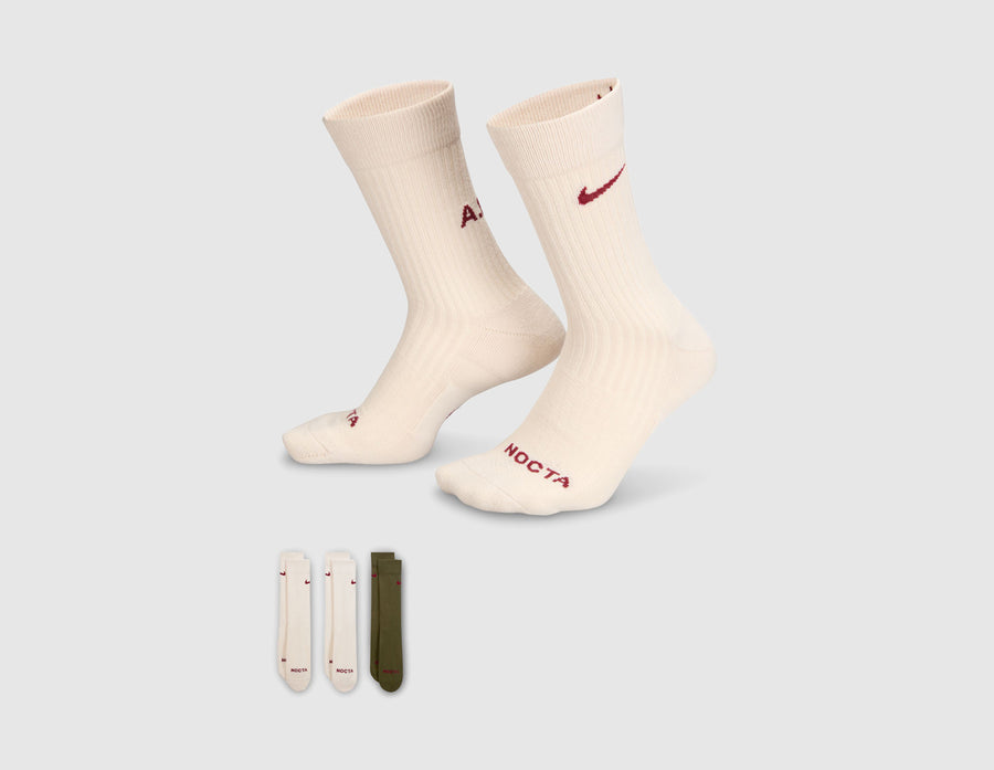 Nike NOCTA Crew Socks (3 Pack) / Multi