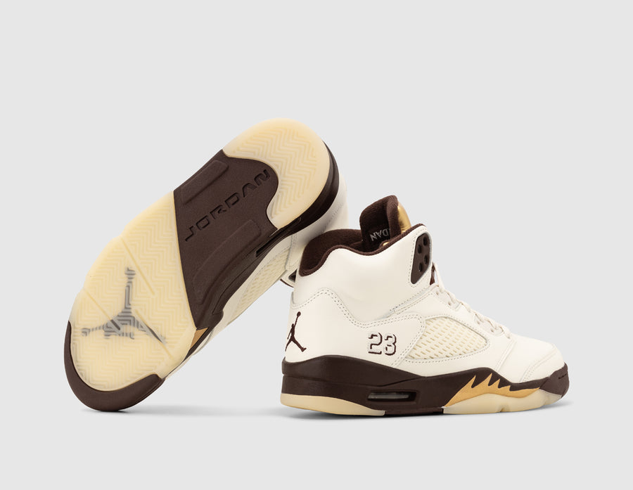 Jordan Women's 5 Earth / Metallic Gold - Sail