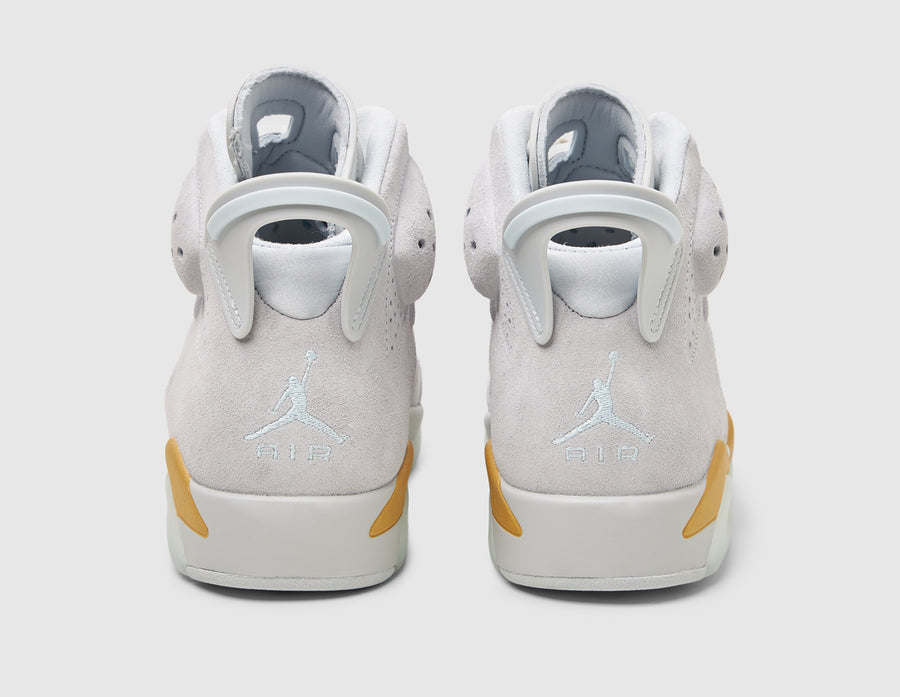 Jordan Women's 6 Retro Pure Platinum / Metallic Gold - Coconut Milk