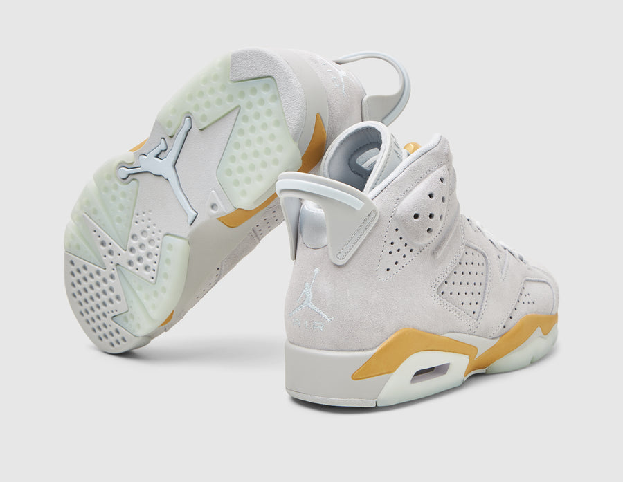 Jordan Women's 6 Retro Pure Platinum / Metallic Gold - Coconut Milk