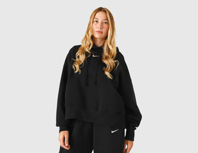 Nike Sportswear Women's Phoenix Fleece Oversized Pullover Hoodie Black / Sail