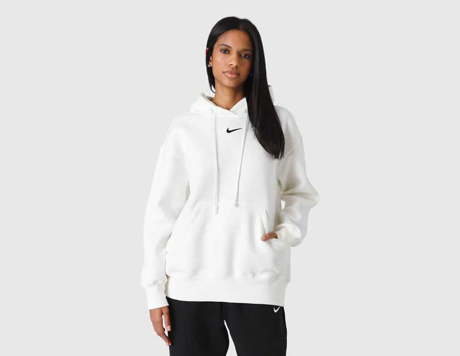 Nike Women's Sportswear Phoenix Fleece Oversized Pullover Hoodie Sail ...