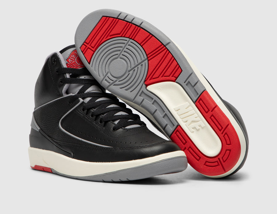 Jordan 2 Retro Black / Cement Grey - Fire Red – size? Canada