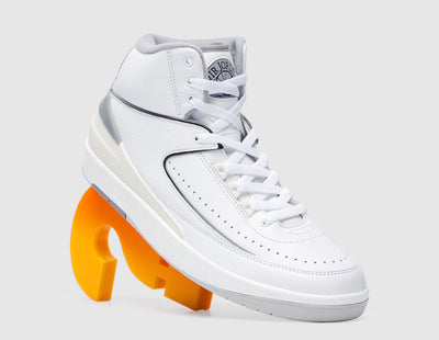 Jordan 2 Retro White / Cement Grey - Sail - Sneakers