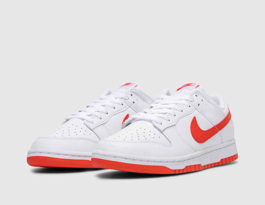 Nike Dunk Low Retro White / Picante Red
