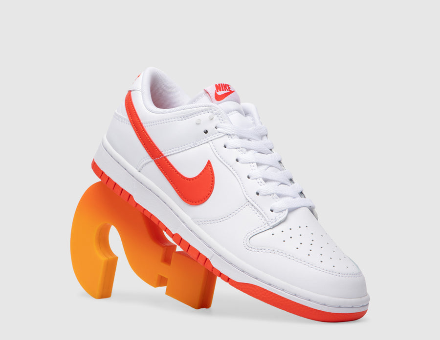 Nike Dunk Low Retro White / Picante Red