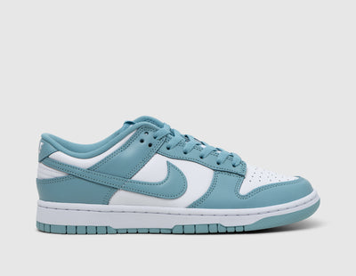 Nike Dunk Low Retro White / Denim Turquoise - Sneakers