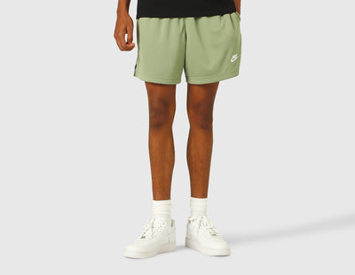 Nike Club Mesh Flow Shorts Oil Green / White