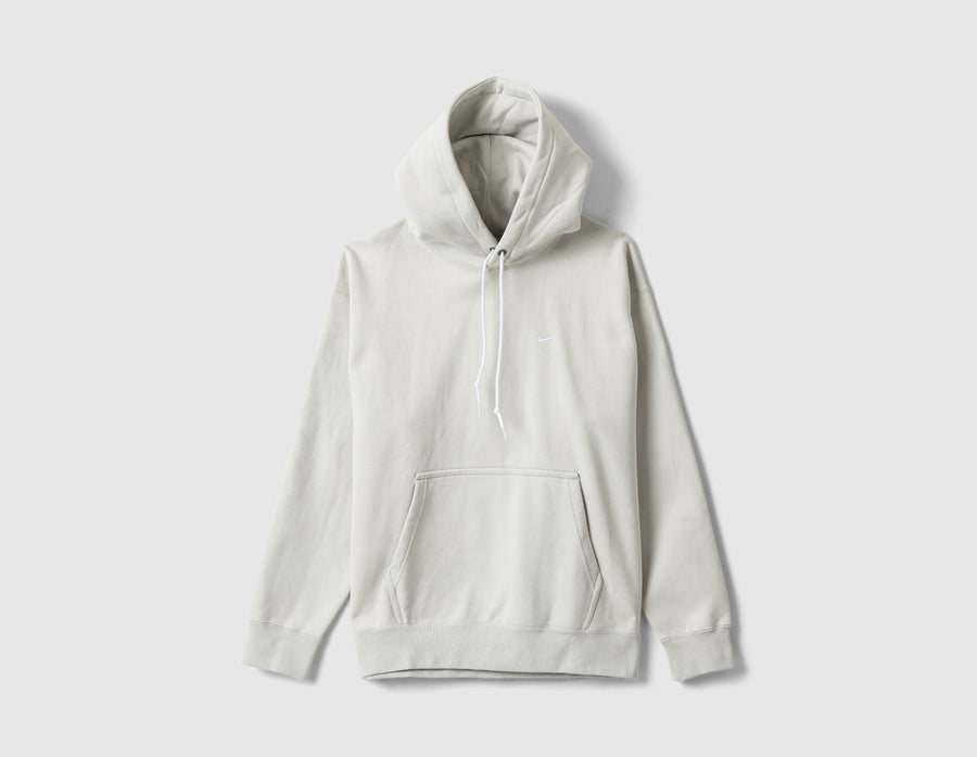 Nike Solo Swoosh Pullover Hoodie Light Bone / White