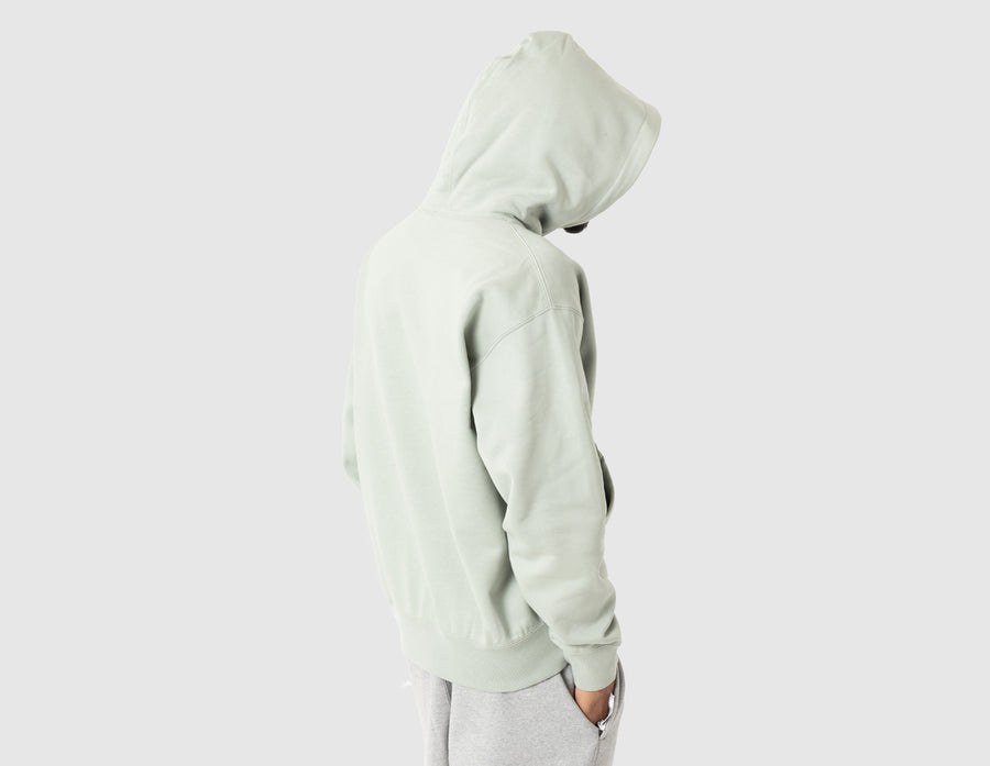 Nike Solo Swoosh Pullover Hoodie Jade Horizon White