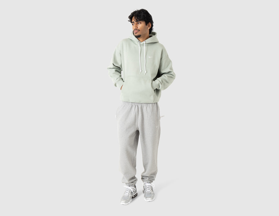 Nike Solo Swoosh Pullover Hoodie Jade Horizon White