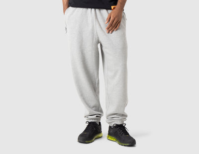 Nike Solo Swoosh Fleece Cuffed Pants Dark Grey Heather / White