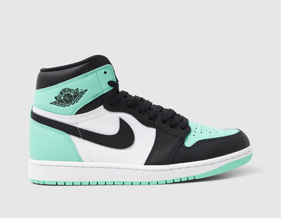 Jordan 1 Retro High OG White / Black - Green Glow - Sneakers