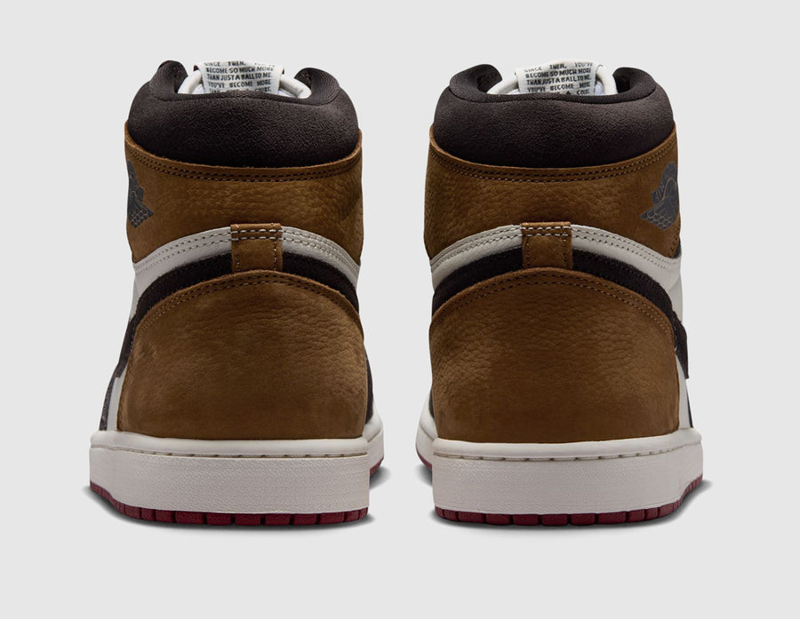 Jordan 1 Retro High OG "Love Letter" Shadow Brown / Team Red