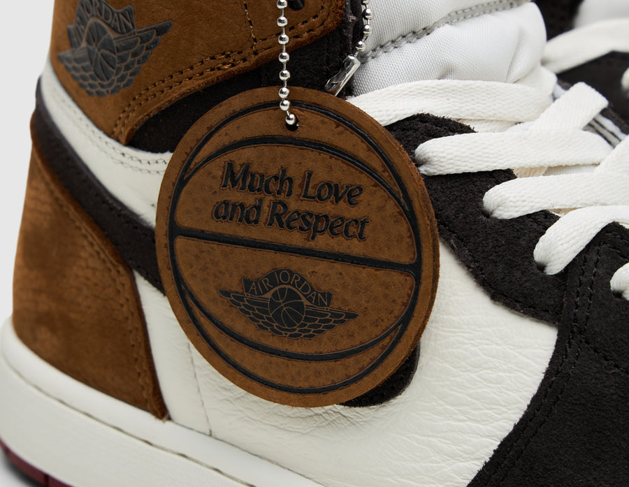 Jordan 1 Retro High OG "Love Letter" Shadow Brown / Team Red