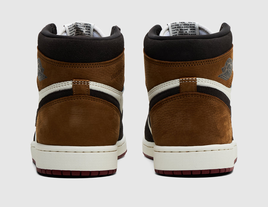 Jordan 1 Retro High OG "Love Letter" Shadow Brown / Team Red