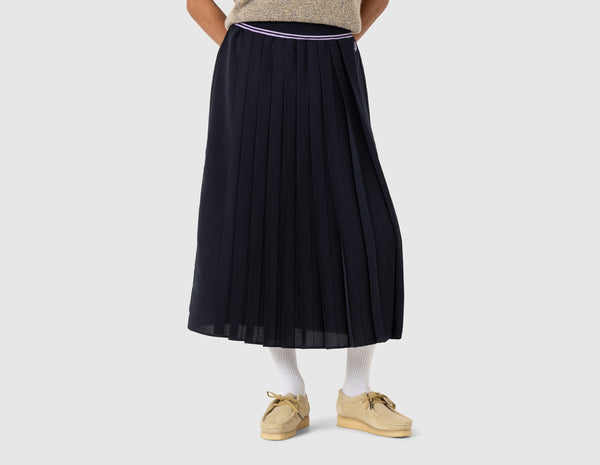 新品　フレッドペリー Tipped Pleated Skirt Fred Perry Women's Tipped Pleated Skirt / Navy – size? Canada