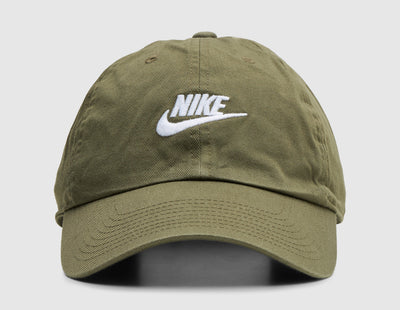 Nike Unstructured Futura Wash Cap Medium Olive / White