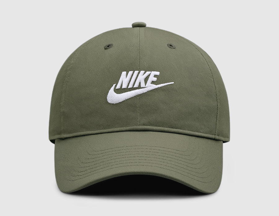 Nike Unstructured Futura Wash Cap Medium Olive / White