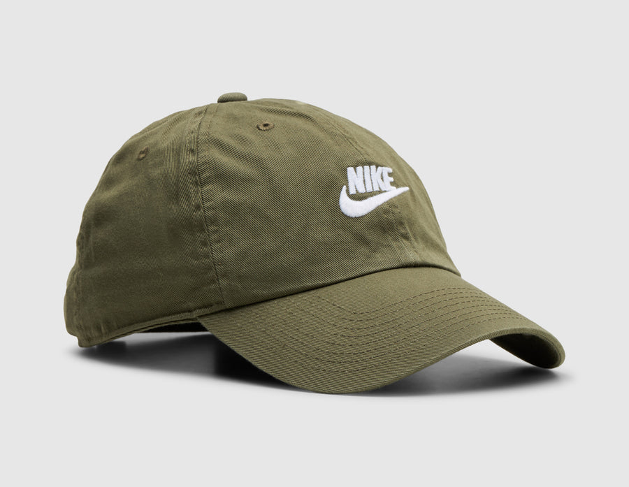 Nike Unstructured Futura Wash Cap Medium Olive / White