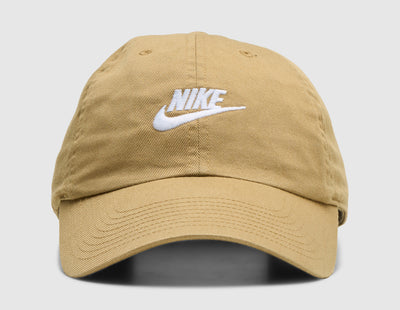 Nike Club Unstructured Futura Wash Cap Beige / White