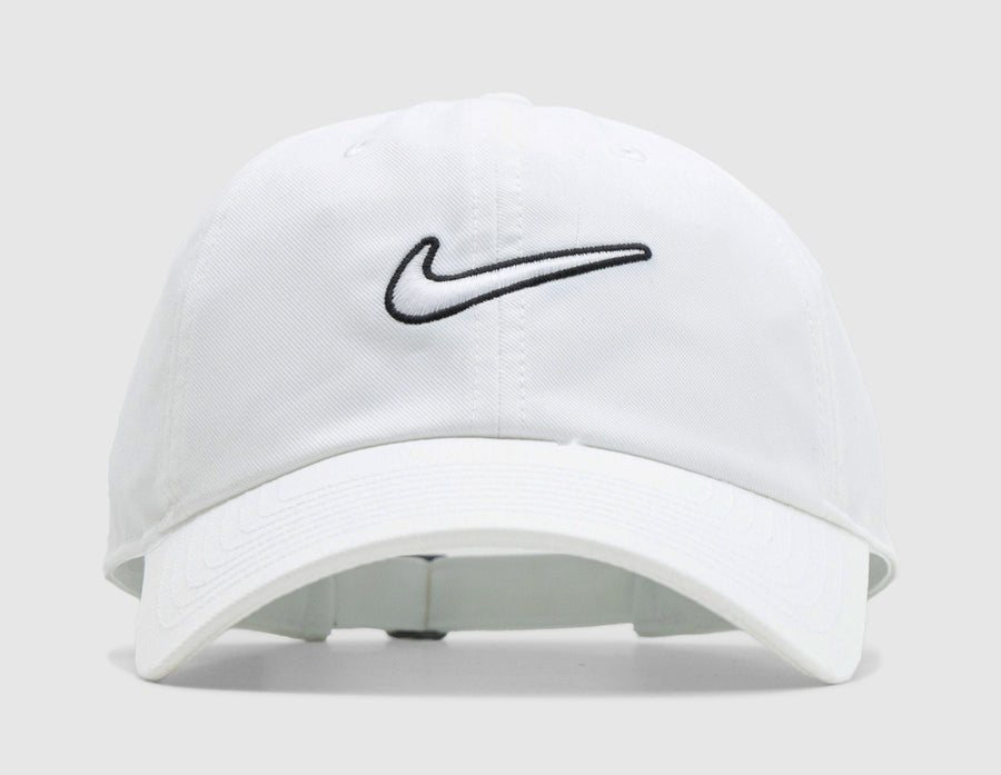 Nike Club Unstructured Swoosh Cap White / White