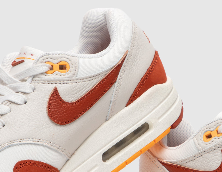 Nike Women's Air Max 1 LX Sail / Rugged Orange - Lt Orewood Brown