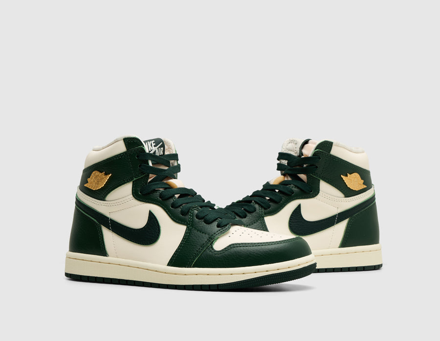 Jordan Women's 1 Retro High OG Pale Ivory / Pro Green