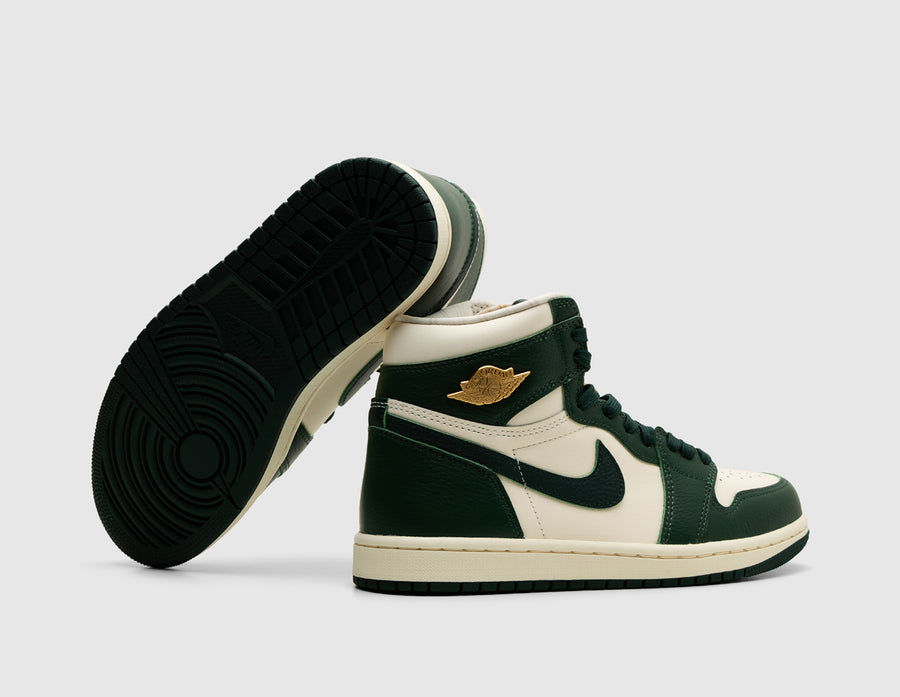 Jordan Women's 1 Retro High OG Pale Ivory / Pro Green
