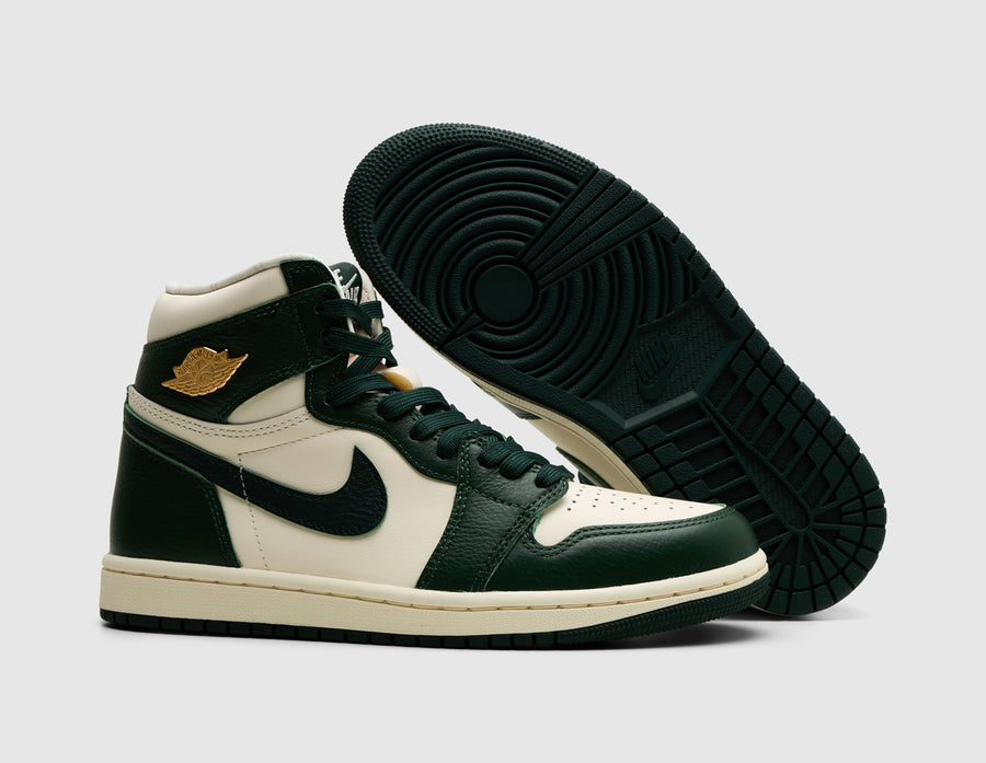 Jordan Women's 1 Retro High OG Pale Ivory / Pro Green