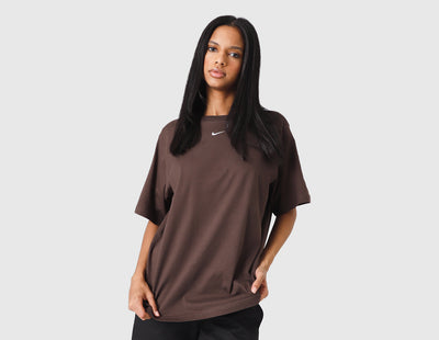 Nike Women's Sportswear T-shirt Baroque Brown / White