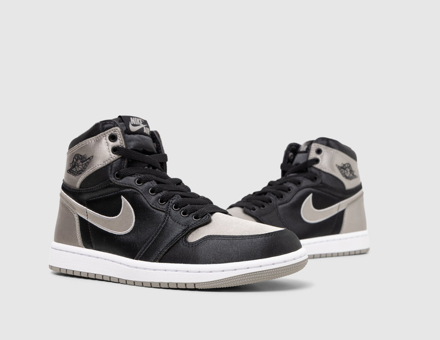 Jordan Women's 1 Retro High OG Black / Medium Grey - White