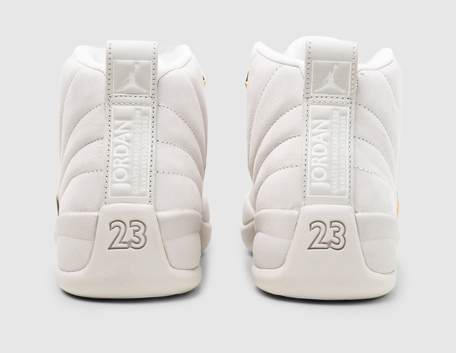 Jordan Women's 12 Retro Phantom / Metallic Gold - White