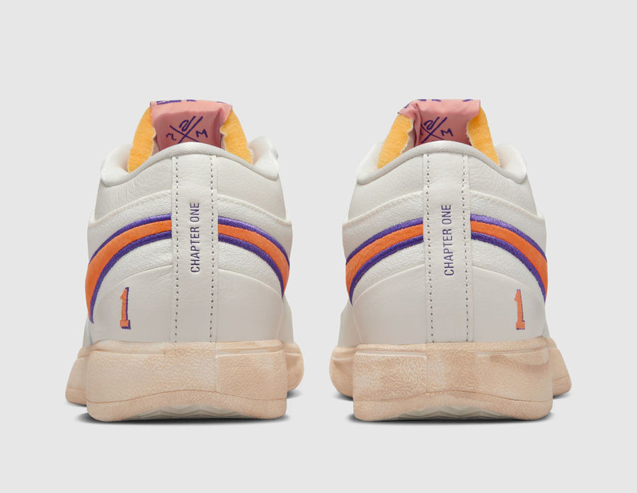 Nike Book 1 Sail / Clay Orange - Court Purple