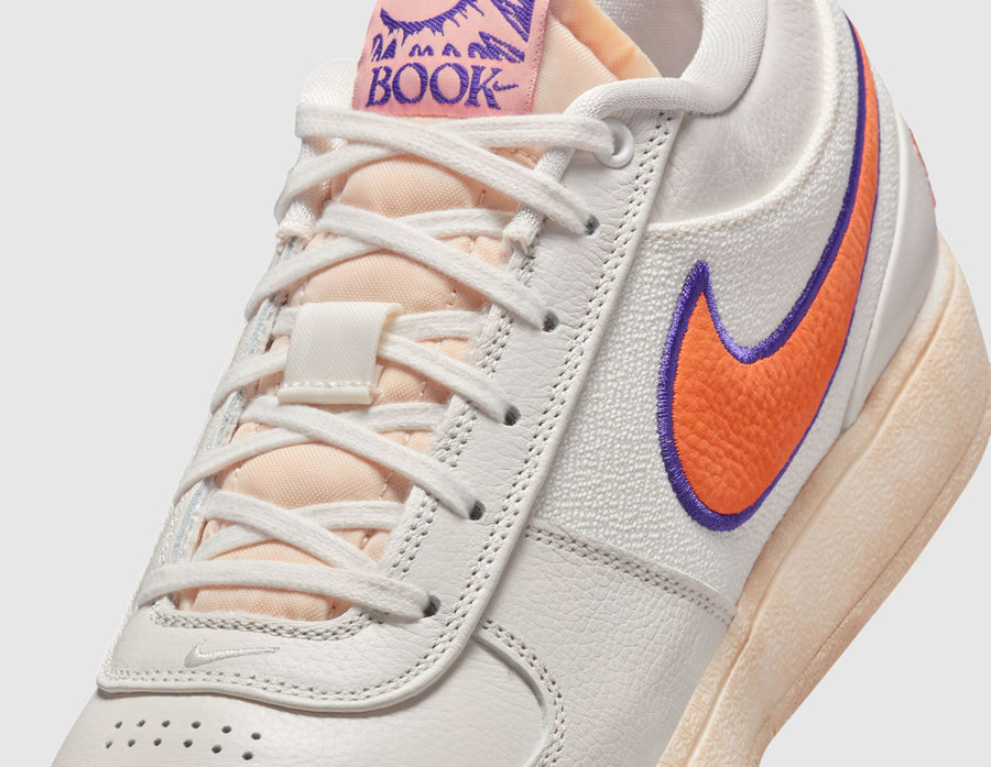 Nike Book 1 Sail / Clay Orange - Court Purple